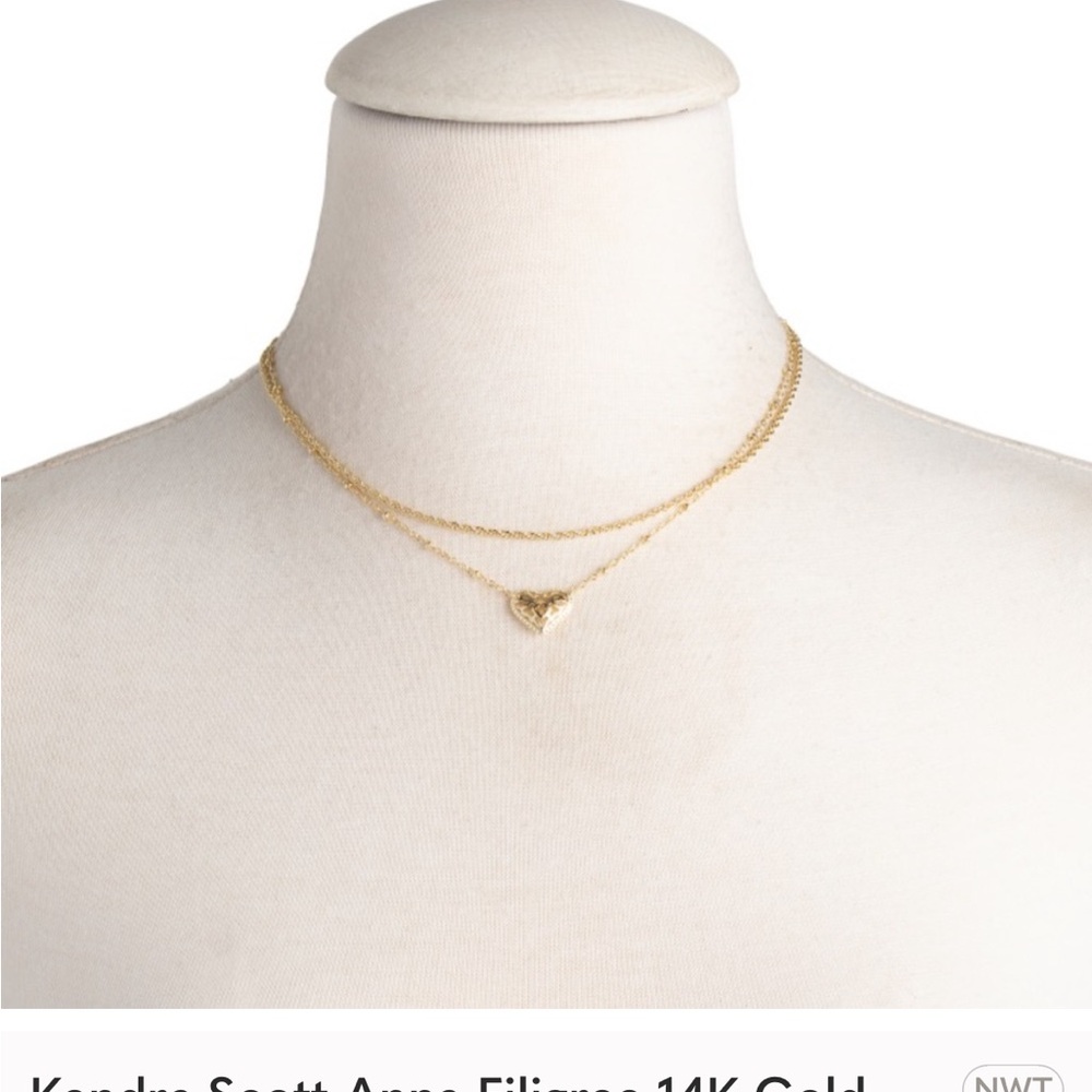 Kendra Scott Anna Filigree 14K Gold Over Brass Multi-Strand Necklace